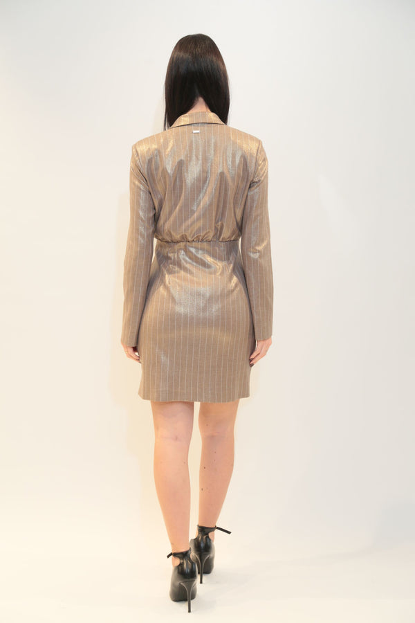 FRACOMINA - Mini Abito Giacca Taupe Donna A/I 2025/26