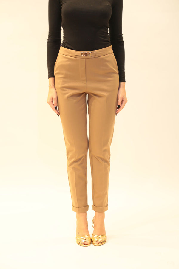 Pantalone Chinos Vita Alta Donna FRACOMINA FR25WV4003W72701 - Collezione A/I 2025/26