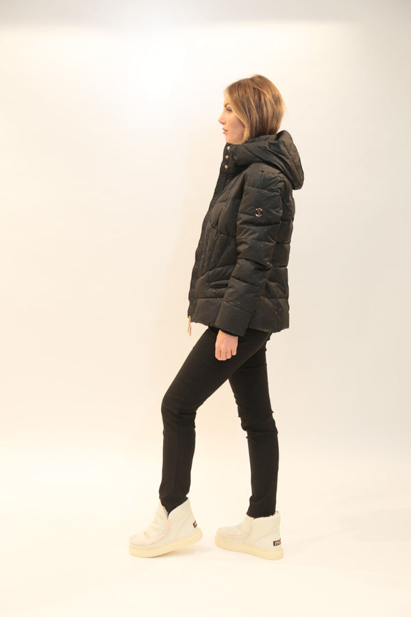 Piumino RELISH Donna Modello RDA2505009021 Baint Cappuccio Effetto Glitter Collezione A/I 2025/26