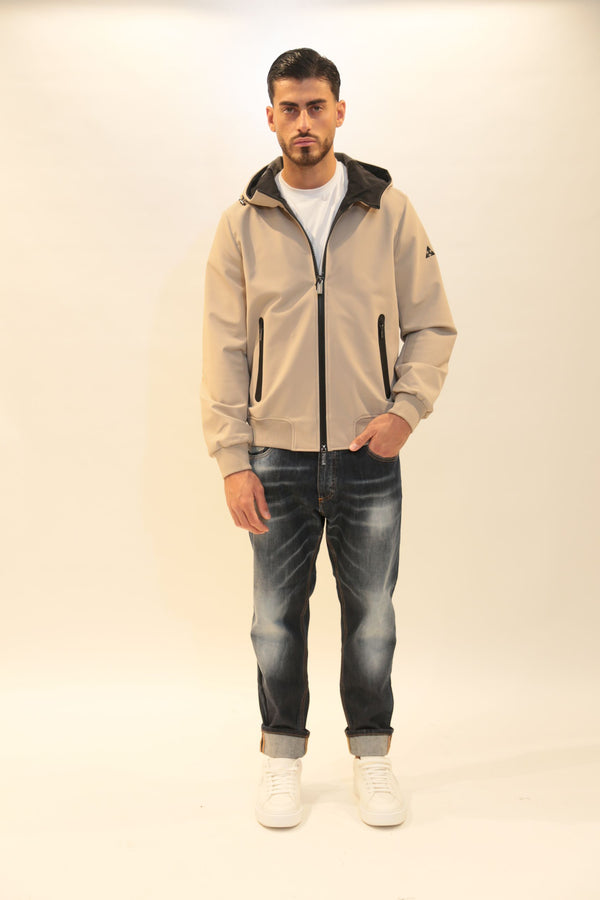 HESKIMO - Giubbino Uomo Nero e Beige A/I 2025