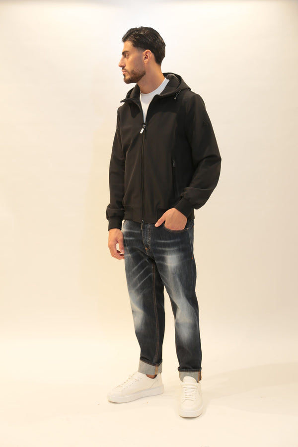 HESKIMO - Giubbino Uomo Nero e Beige A/I 2025