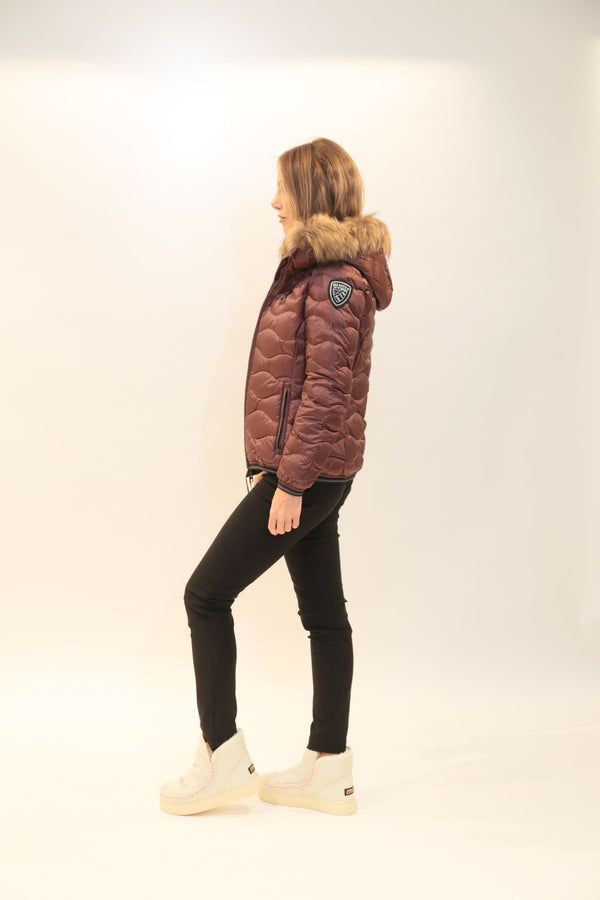 BLAUER - Piumino con Bordo in Pelliccia Aldie Donna A/I 2025-26