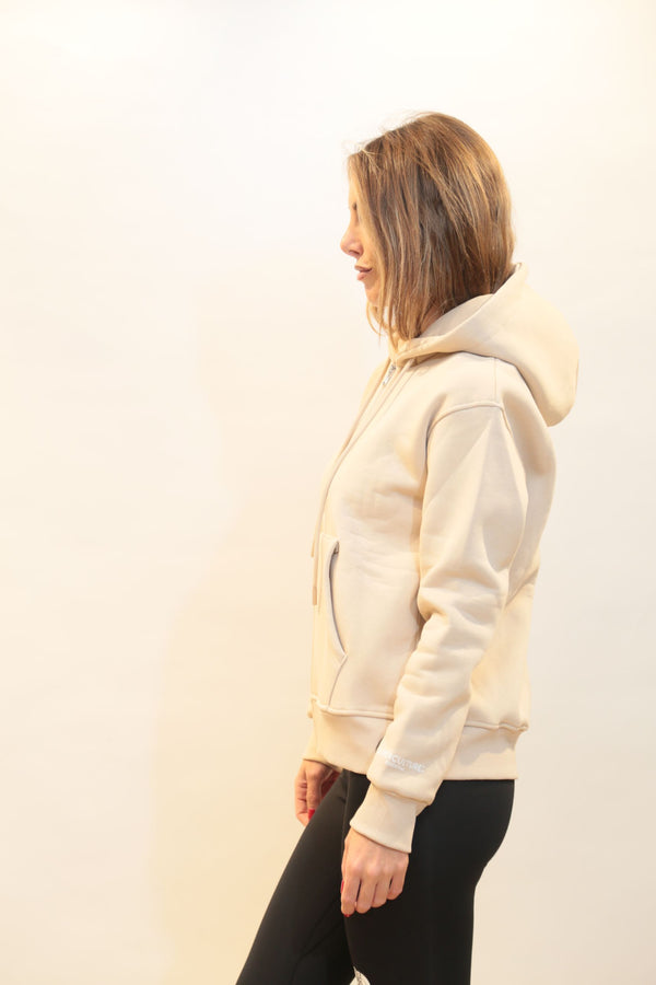 Felpa con zip e cappuccio SUPERCULTURE CLOTHING Donna - AI2025/26