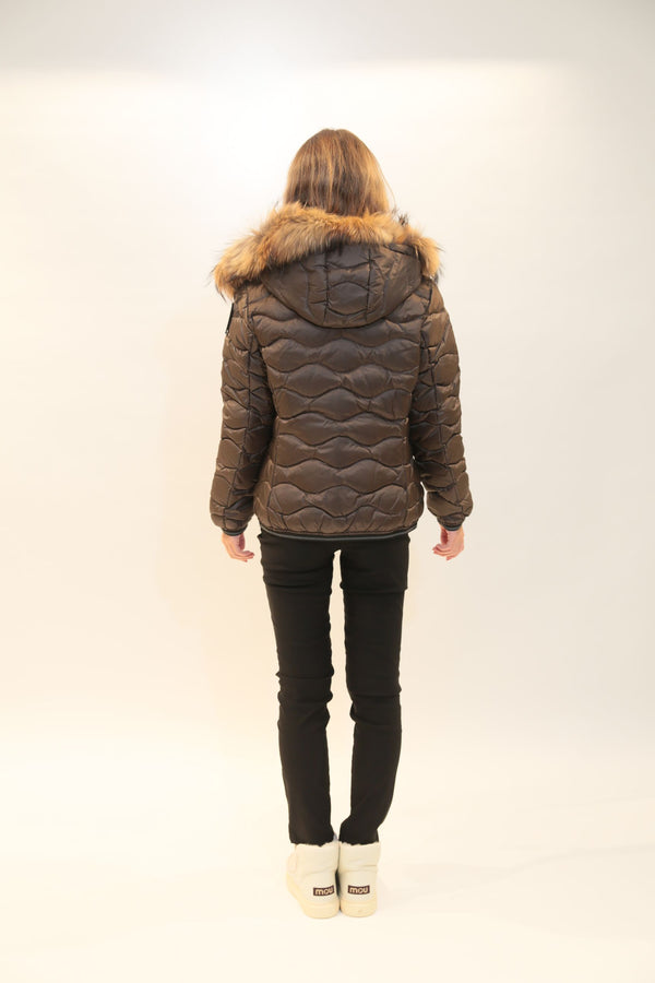 BLAUER - Piumino con Bordo in Pelliccia Aldie Donna A/I 2025-26