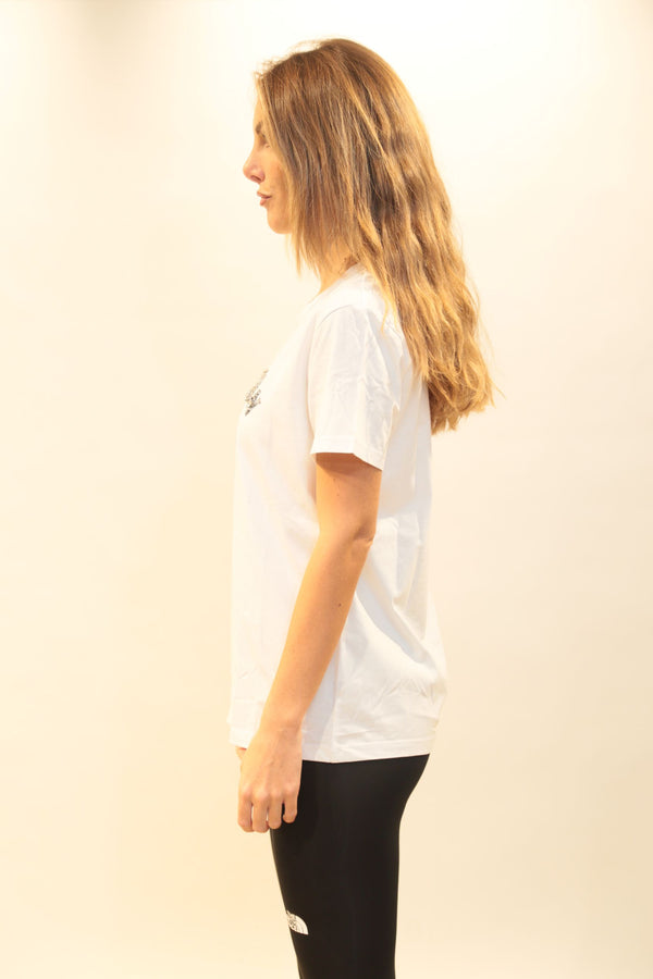 T-Shirt RELISH Donna Modello RDA2501033004 Reels Stampa Pietre Strass Collezione A/I 2025/26