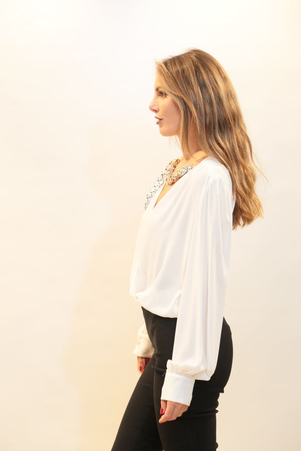 RELISH Body Bridger Scollo Incrocio con Catena Foulard Donna Autunno/Inverno 2025/26