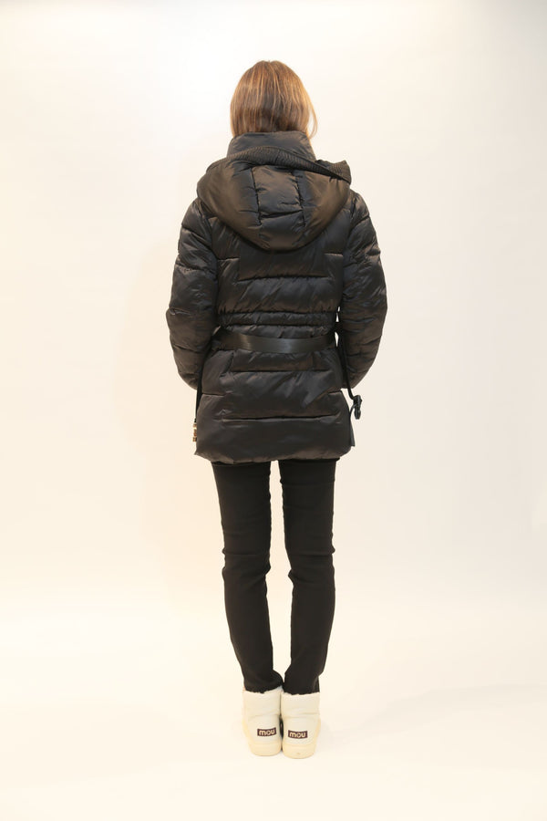 Giacca Trapuntata Imbottita FRACOMINA Donna Modello FS25WC3004O41201 con Cintura Rose Collezione A/I 2025/26