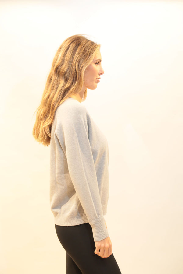 Maglia scollo a V FRESH FLOWER Donna FF620 - Collezione AI 2025/26