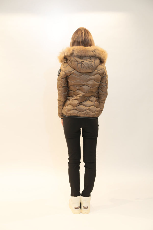 BLAUER - Piumino con Bordo in Pelliccia Aldie Donna A/I 2025-26