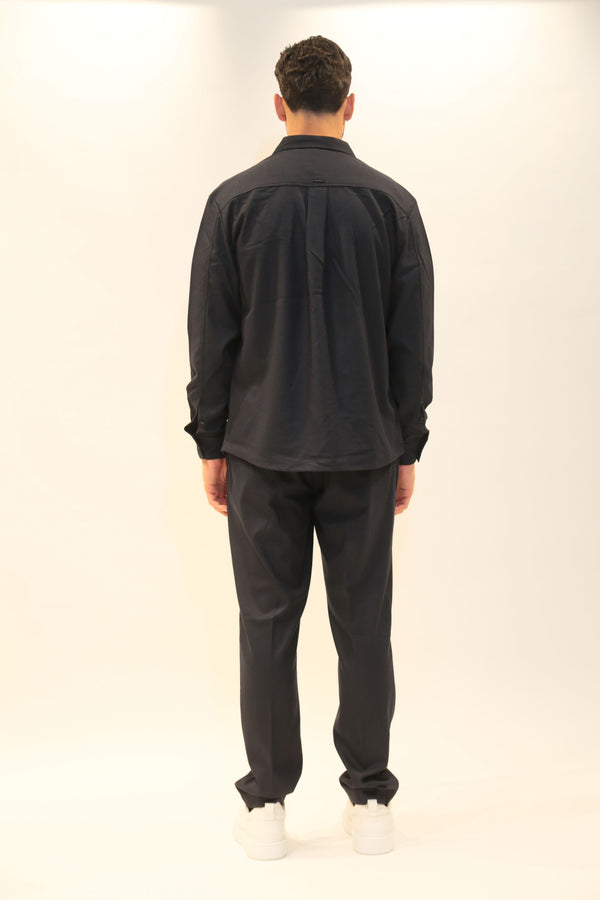 ANTONY MORATO - Camicia Blu Marine Manica Lunga Uomo  - Collezione AI 2025/26