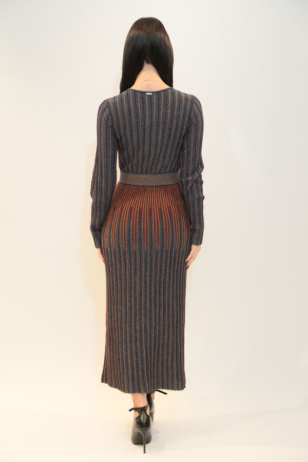 Fracomina Knitted Midi Dress Donna FS25WD5006K558Q7 - A/I 2025/26