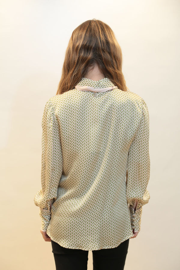 Camicia Classica Donna FRACOMINA con Fiocco  - Collezione A/I 2025/26