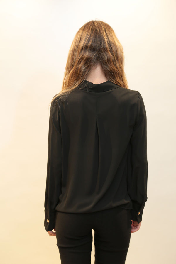 Camicia RELISH Donna Modello RDA2503009019 Juwell Tasche Strass Borchie Black Collezione A/I 2025/26