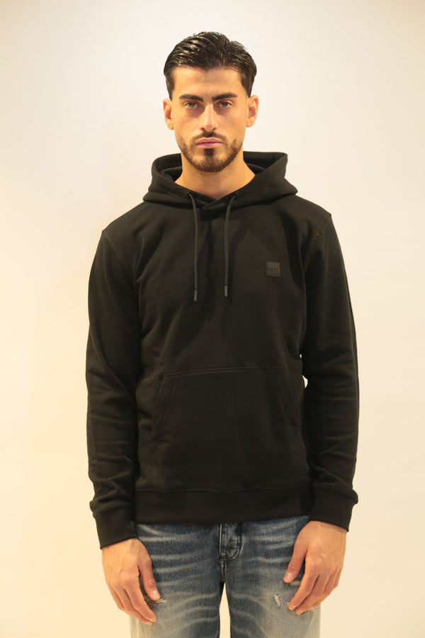 HUGO BOSS - Felpa Nera Uomo A/I 2025