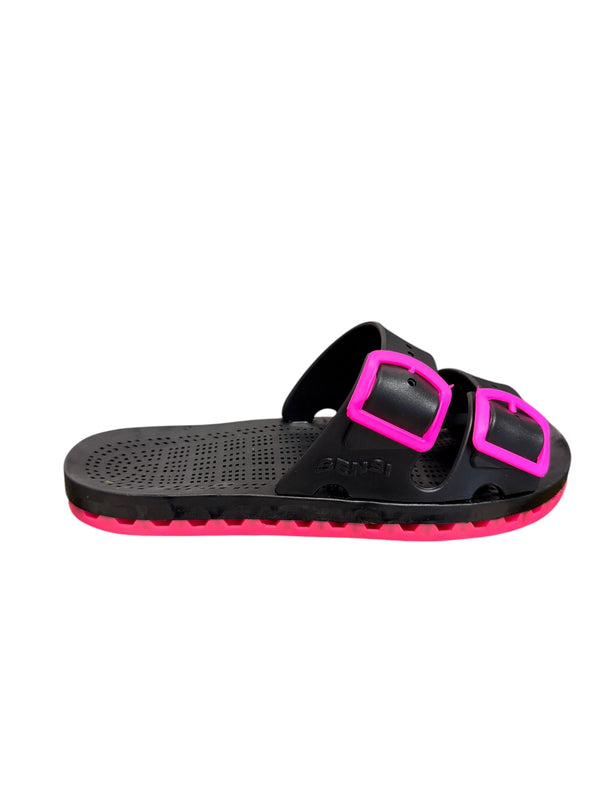 SENSI CIABATTA MARE Unisex adulto LA JOLLA BLACK FLUO25