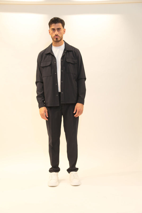 ANTONY MORATO - Camicia Blu Marine Manica Lunga Uomo A/I 2025/26