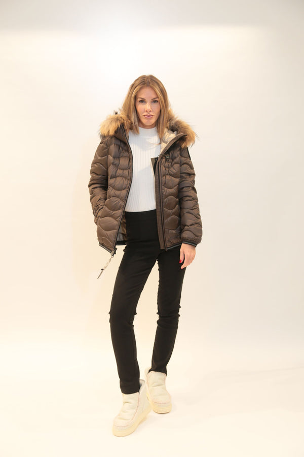 BLAUER - Piumino con Bordo in Pelliccia Aldie Donna A/I 2025-26