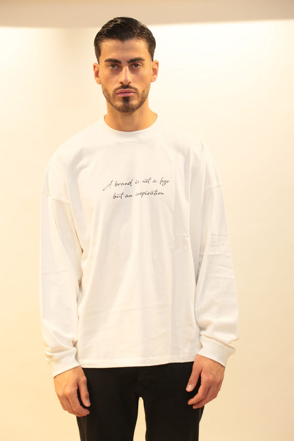 T-Shirt Manica Lunga I'M BRIAN Uomo Modello ts3520 Oversize Collezione A/I 2025/26