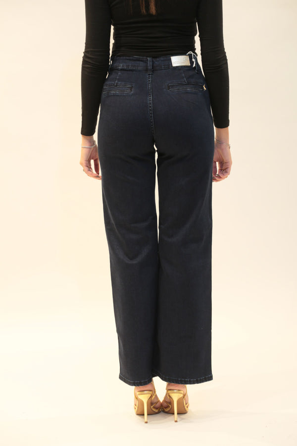 TAKE TWO DENIM FLARE BLU BLACK Donna DT00002 A/I 2025/26