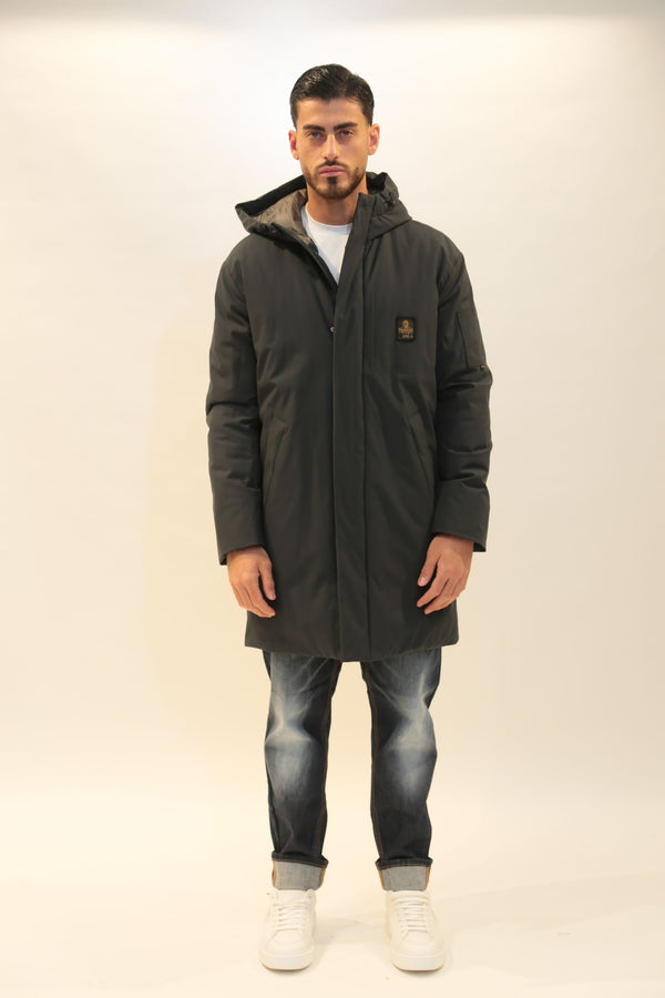 REFRIGIWEAR - New Tech Parka Uomo Nero e Obsidian A/I 2025