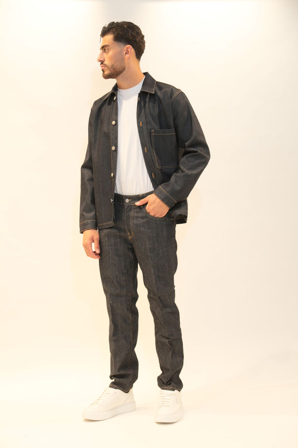 I'M BRIAN Camicia Jeans Lavaggio Zero Uomo Autunno/Inverno 2025/26