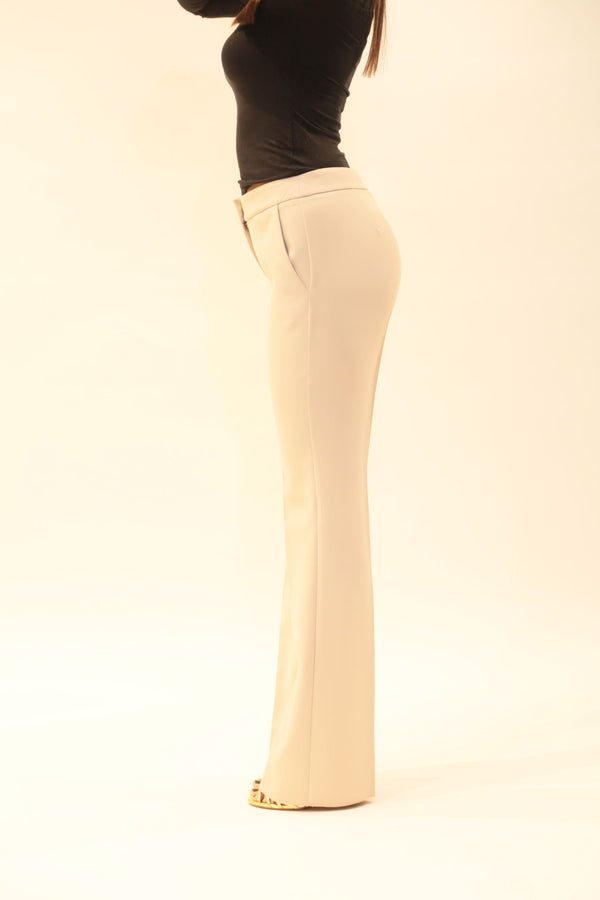 Pantalone Lungo Emme Marella Donna Bianco Sporco - Collezione A/I 2025/26