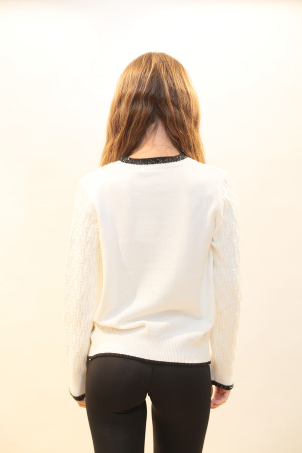 TAKE TWO CON LAVORAZIONE E BORDO CONTRASTO Donna DT00184 A/I 2025/26