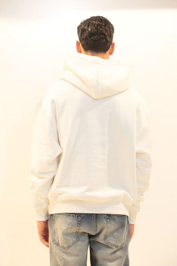 Felpa Oversize I'M BRIAN Uomo F3510 Panna AI 2025/26