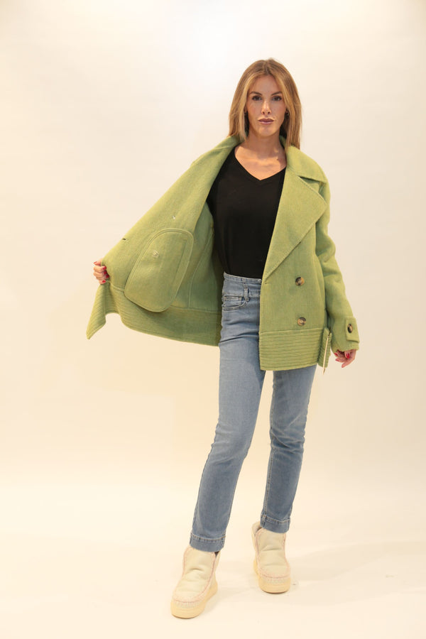 Cappotto Caban Donna FRACOMINA con Cintura - Collezione A/I 2025/26