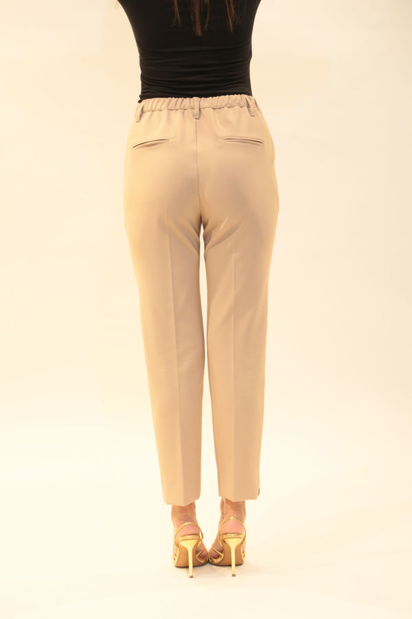 RELISH Pantalone Ostendo Vita Alta con Tasche Francesi Filetti e Spacchetti Fondo Donna Autunno/Inverno 2025/26