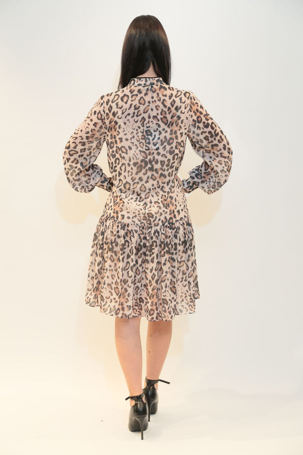 Fracomina Mini Dress Animalier Donna FJ25WD1004W41201 A/I 2025/26