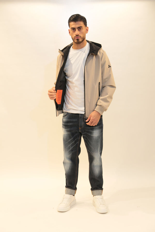 HESKIMO - Giubbino Uomo Nero e Beige A/I 2025