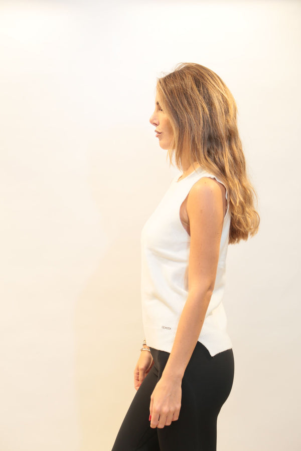 Gilet smanicato ultrasoft misto lana GOA GOA  Donna 14203047 - Collezione AI 2025/26