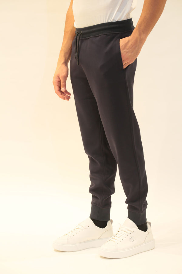 REFRIGIWEAR - Pile Hielo Fleece Uomo Nero e Blu Scuro  - Collezione AI 2025/26