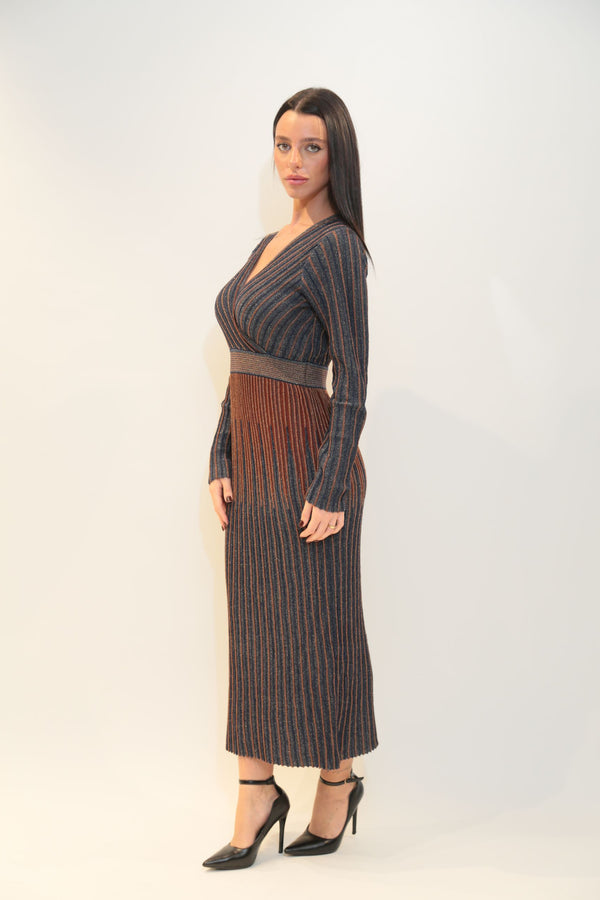 Fracomina Knitted Midi Dress Donna FS25WD5006K558Q7 - A/I 2025/26