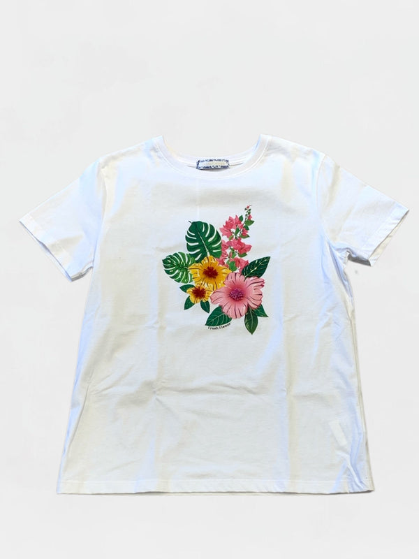 FRESH FLOWER T-SHIRT Donna FD251