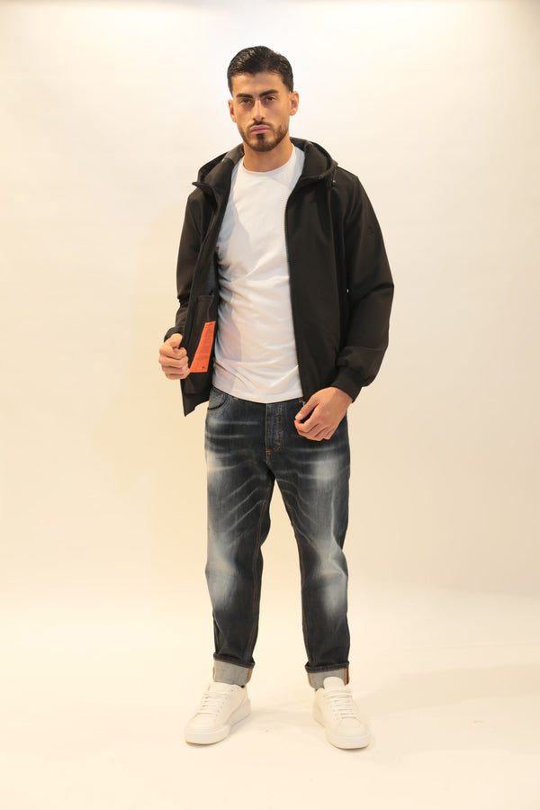 HESKIMO - Giubbino Uomo Nero e Beige A/I 2025