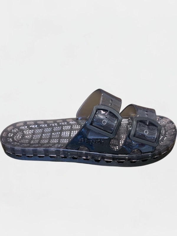 SENSI CIABATTA MARE Unisex adulto LA JOLLA BLACK FLUO25