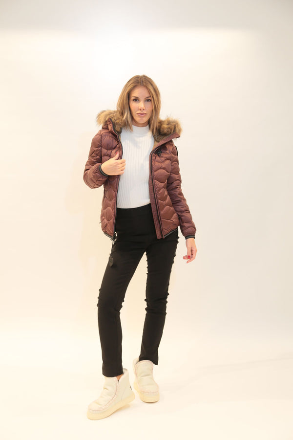 BLAUER - Piumino con Bordo in Pelliccia Aldie Donna A/I 2025-26