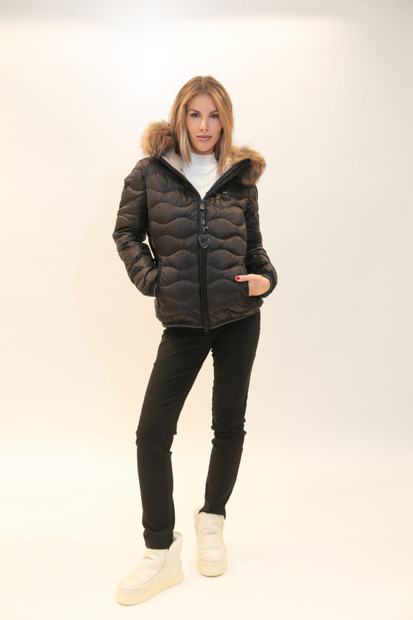 BLAUER - Piumino con Bordo in Pelliccia Aldie Donna A/I 2025-26