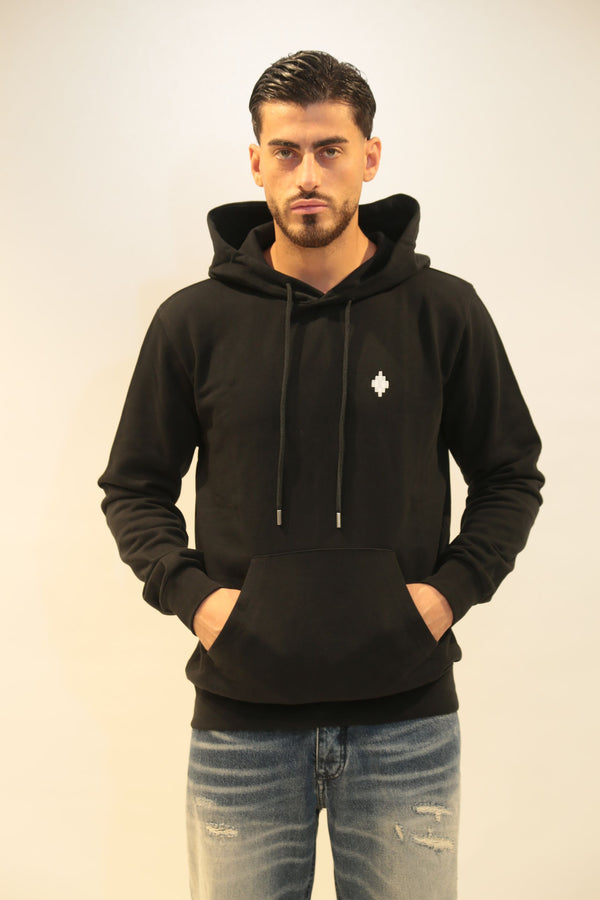 MARCELO BURLON FELPA CON CAPPUCCIO Uomo F5CAMAHS011 A/I 2025/26