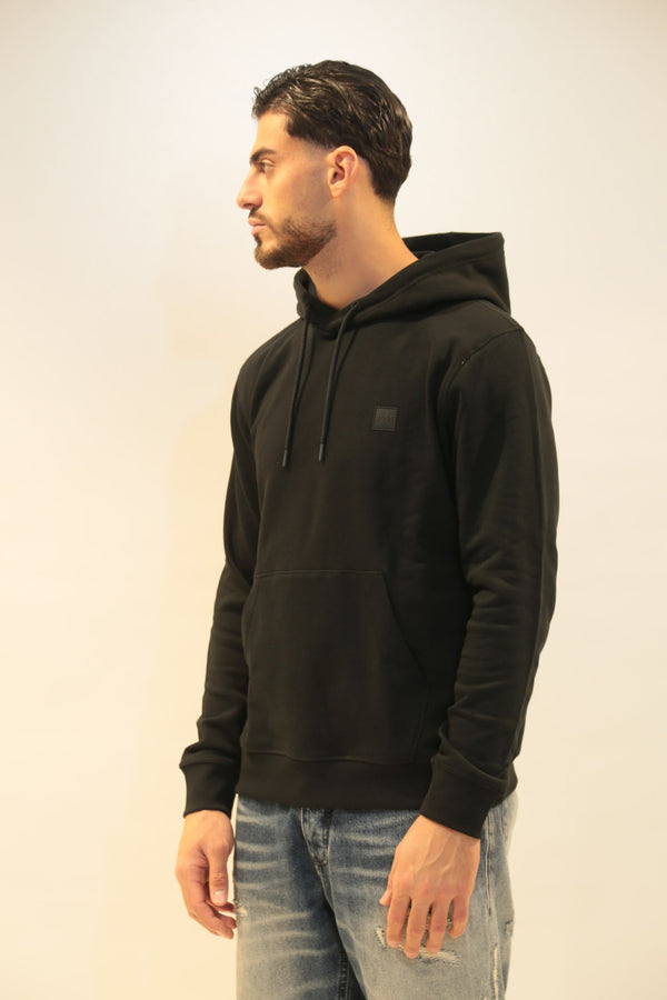 HUGO BOSS - Felpa Nera Uomo A/I 2025