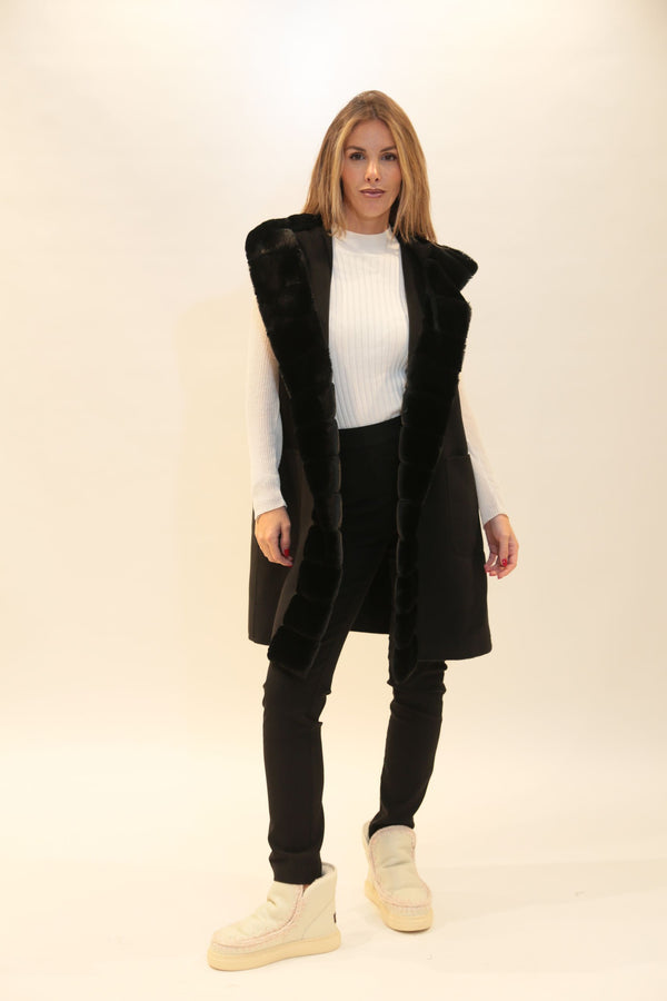 Cappotto Smanicato Donna EMME MARELLA Nero 2525276011200 - A/I 2025/26