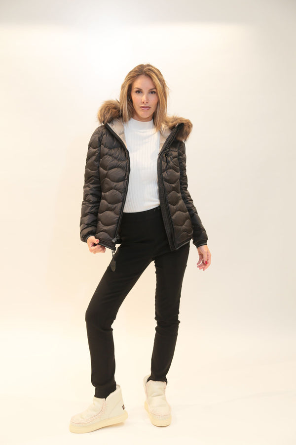 BLAUER - Piumino con Bordo in Pelliccia Aldie Donna A/I 2025-26