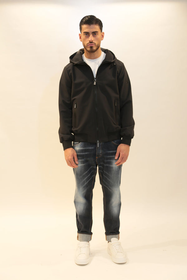 HESKIMO - Giubbino Uomo Nero e Beige A/I 2025