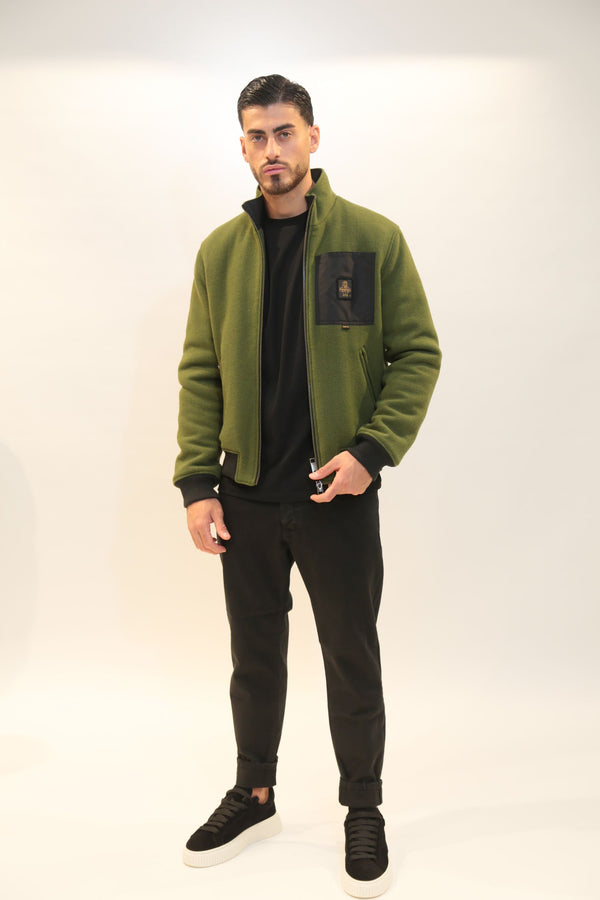 REFRIGIWEAR - Giacca Solaris Nero e Chive Uomo A/I 2025