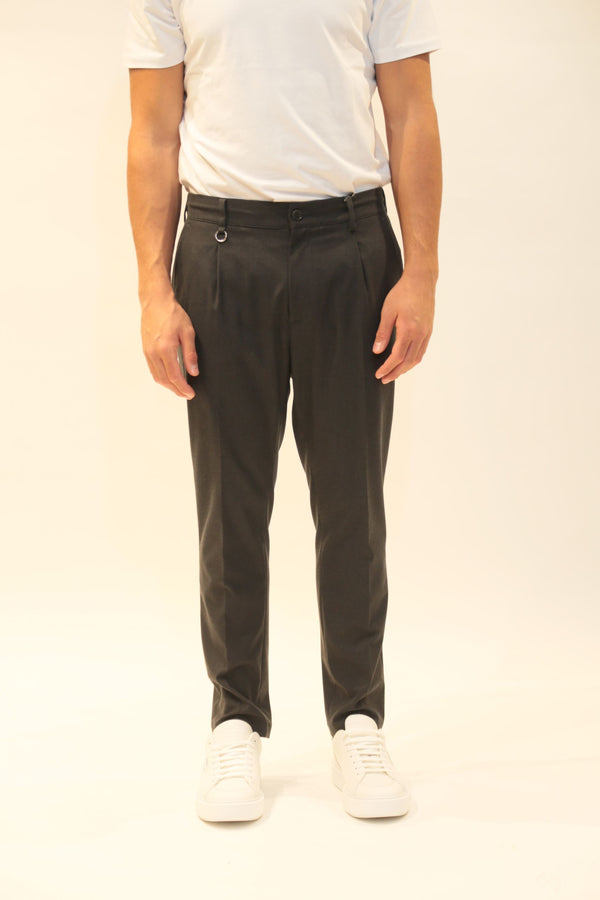 GOLDEN CRAFT - Pantalone Uomo Grigio e Nero A/I 2025