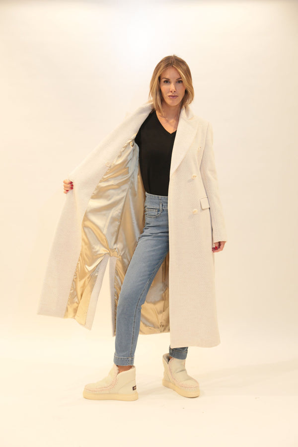 Cappotto Lungo Doppiopetto Donna FRACOMINA FS25WC1009W820K6- Collezione A/I 2025/26