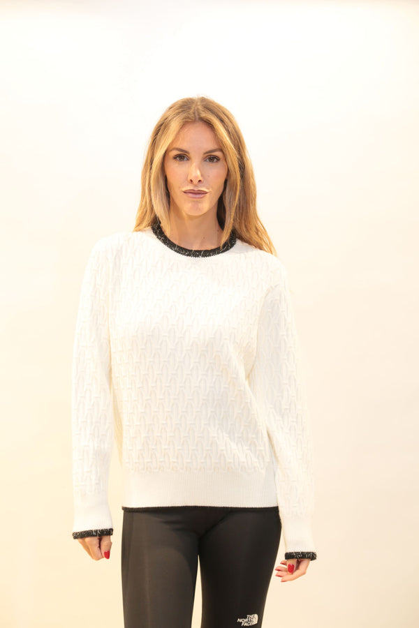 TAKE TWO CON LAVORAZIONE E BORDO CONTRASTO Donna DT00184 A/I 2025/26