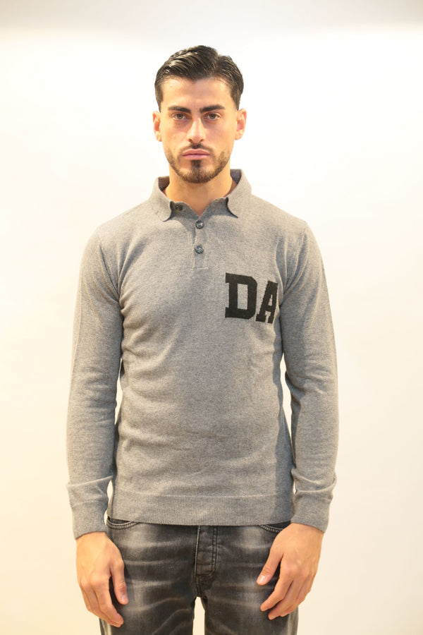 DANIELE ALESSANDRINI Maglioncino a Polo Uomo Autunno/Inverno 2025/26